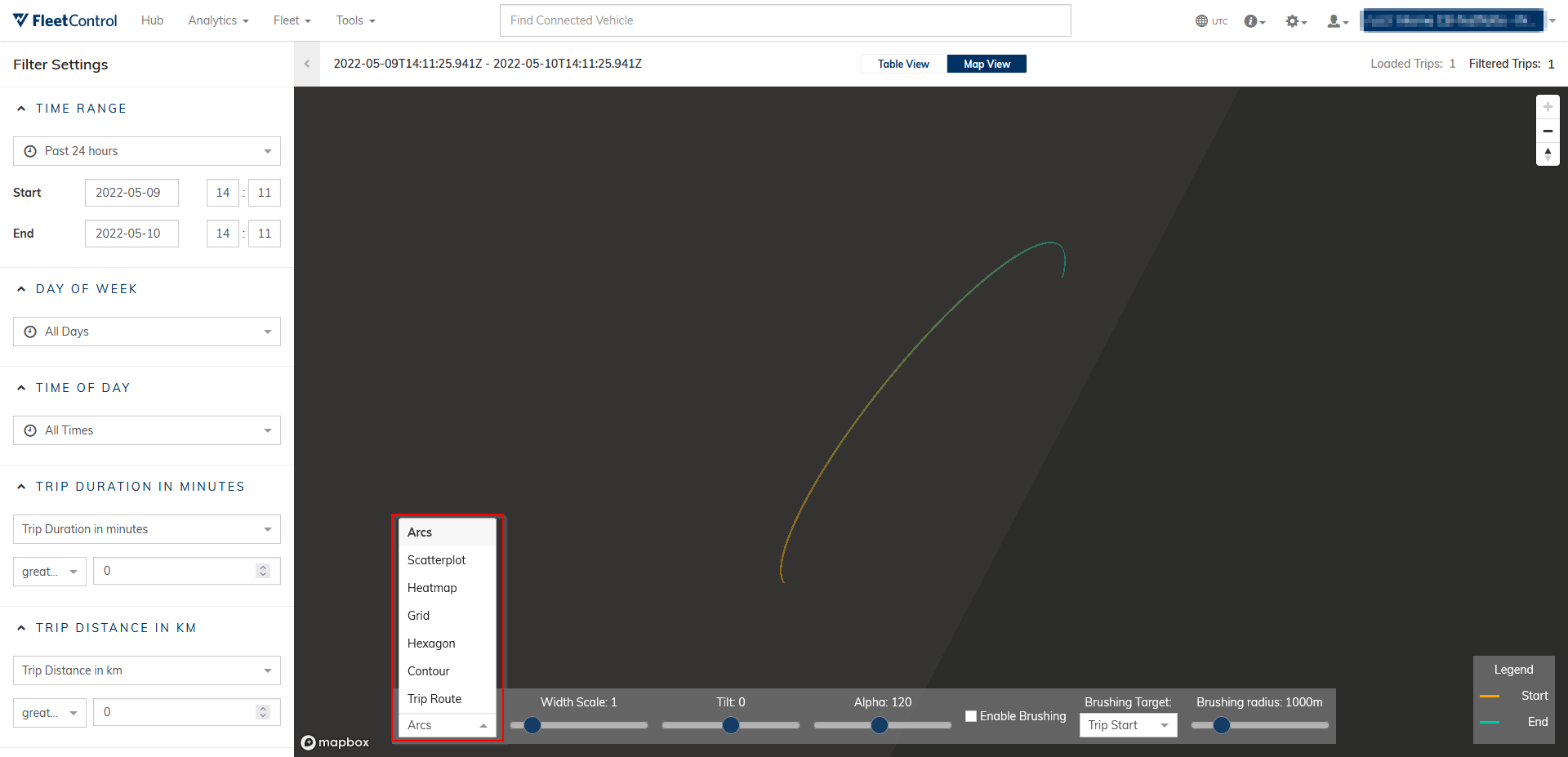 Trip Viewer Map Visualizations