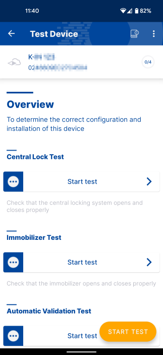 Testing overview top